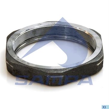 Гайка ступицы M120x2 25xSW140 SAF LH \1011007101 \ 075.070  