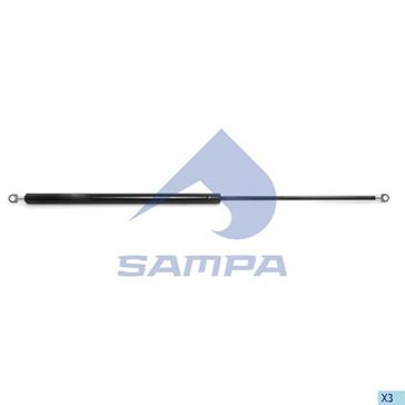 Газова пружина капота 660 mm / 350 N