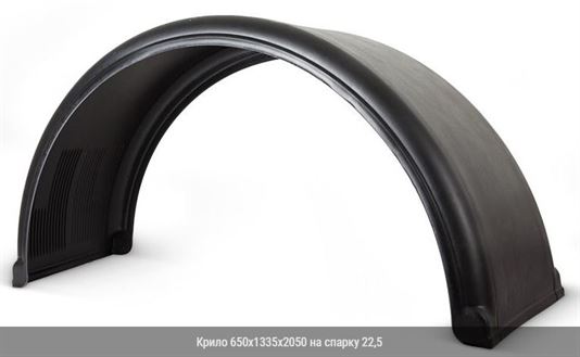 Крыло 650*1335*2050 на спарку 22.5