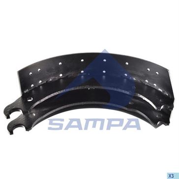 Колодка гальмівна барабанна 