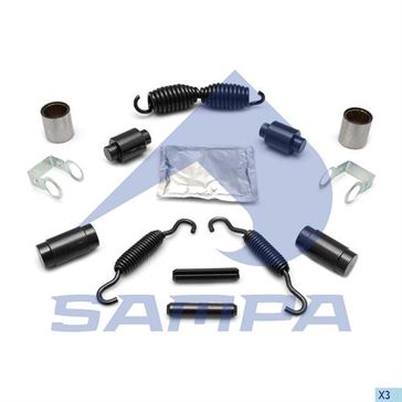 Ремкомплект колодки тормозной ROR ТЕ9000/9300,ТМ d19 d31,7x55,5 \AXL125