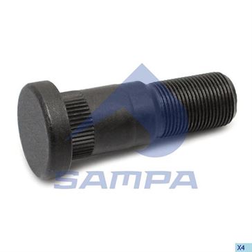 Шпилька колеса М22x1,5x74 FRUEHAUF, TRAILOR \ 6502798G