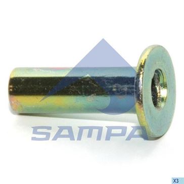 Заклёпка накладки тормозной