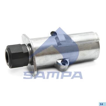 Штекер штифт 7 полюс. (контакты резьба) \81254350591  