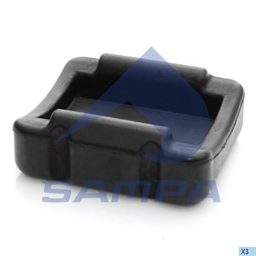 Подушка опорно-зчіпного пристрою JOST 161x177x65