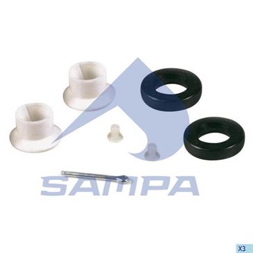 Ремкомплект зчіпного пристрою TYP260 \ кріплення до рами ROCKINGER (d52xd97x22) \ ROE67471