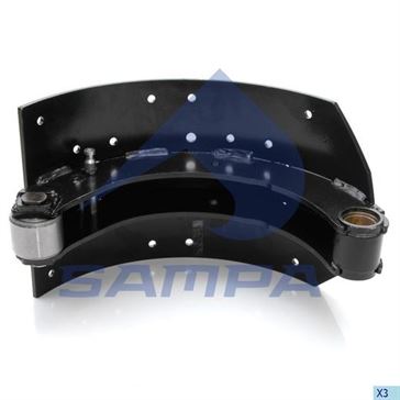 Колодка гальмівного барабана d410x220 мм \ 6204200119