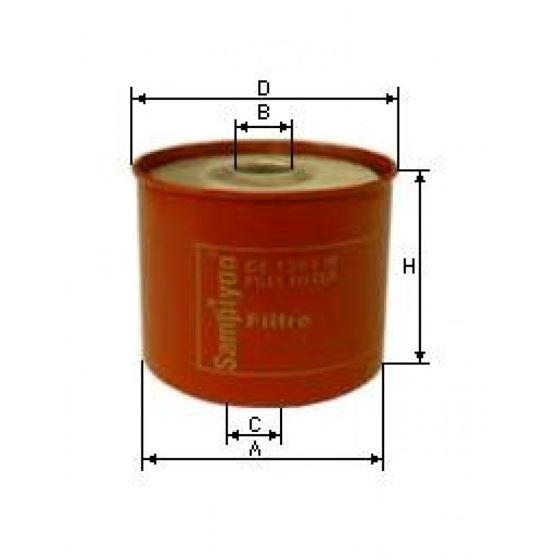 Фільтр паливний 26550005 PERKINS, CAT, JCB, MANITOU, CLARK