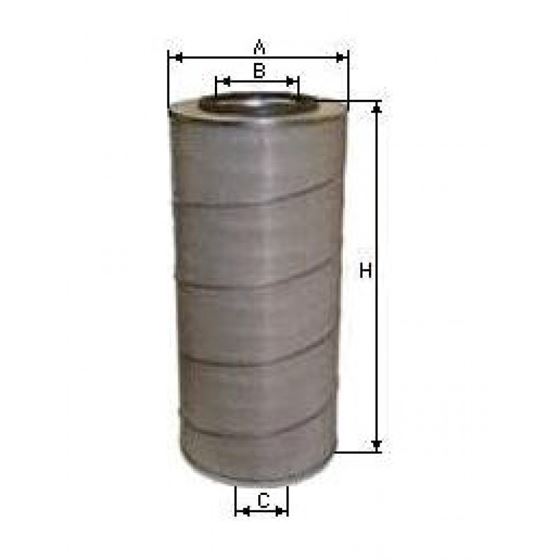 Фильтр воздушный HF579 Mercedes, Axor, Actros I, Actros II, Atego I