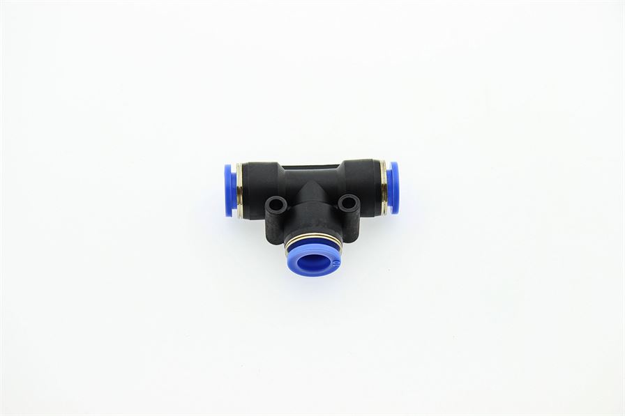 Аварийный соединитель пневматический 10 мм - 12 мм - 10 мм