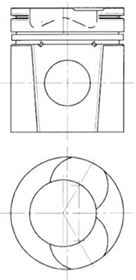 Поршень двигателя (MIDR 06.35.40)