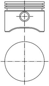 Поршень двигателя (D=76мм)