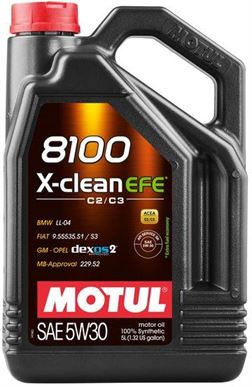 Масло моторное MOTUL 8100 X-CLEAN EFE SAE 5W30 5L