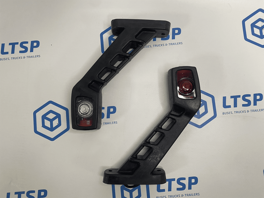 Ліхтар габаритний універсальний трикольоровий 19см LED 24v