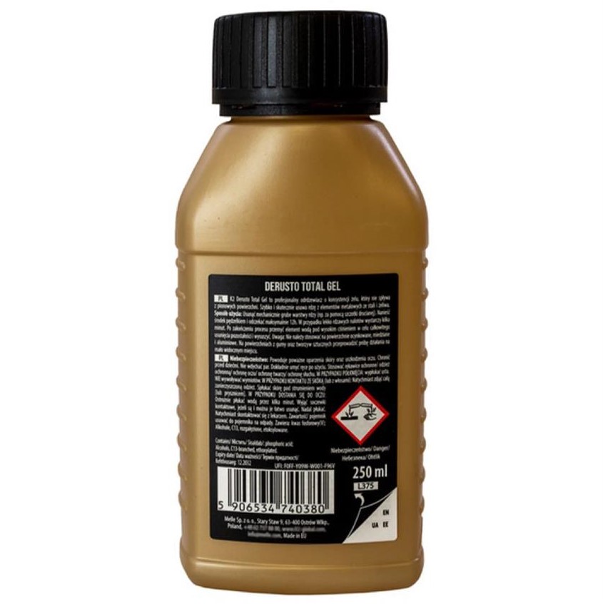 Гель для видалення іржі K2 Derusto Total Gel 250 мл 