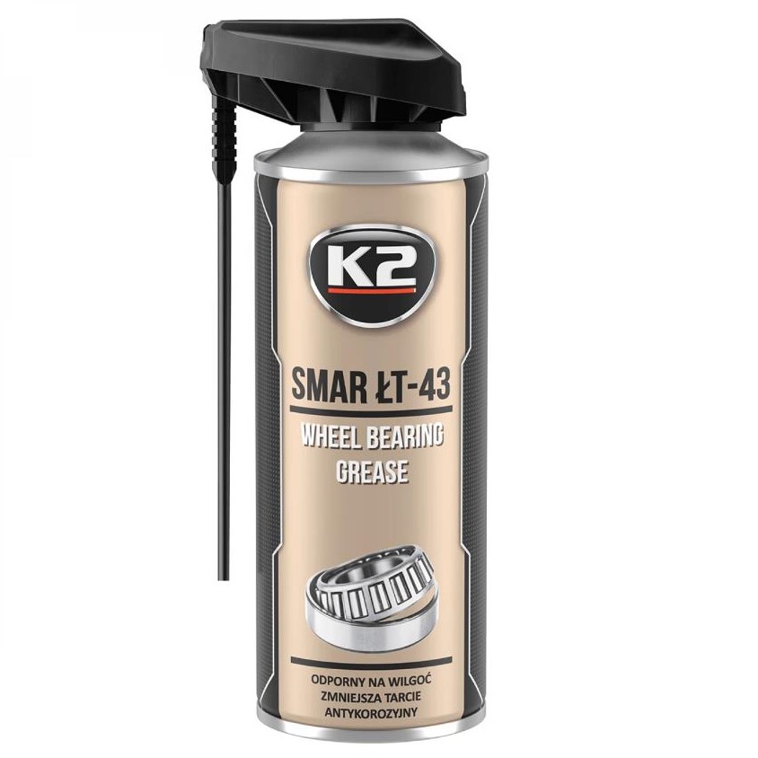 Мастило для підшипників K2 Wheel Bearing рідке літієве прозоре аерозоль 400 мл 