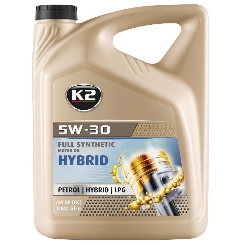 Олива моторна K2 Full Synthetic OIL Hybrid 5W-30 5 л 