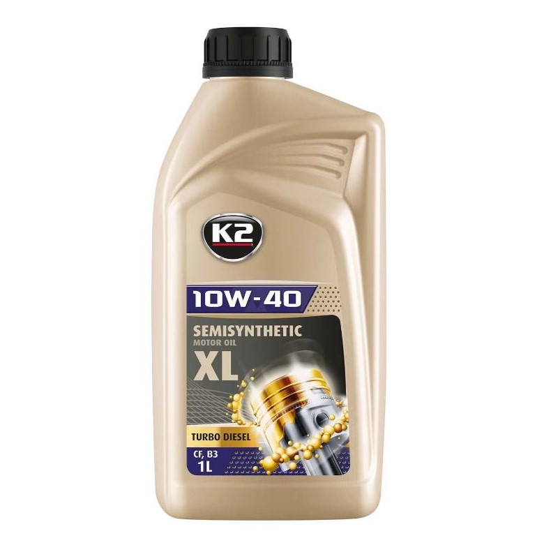 Олива моторна K2 Semisynthetic XL TD SL/CF B3 10W-40 1 л