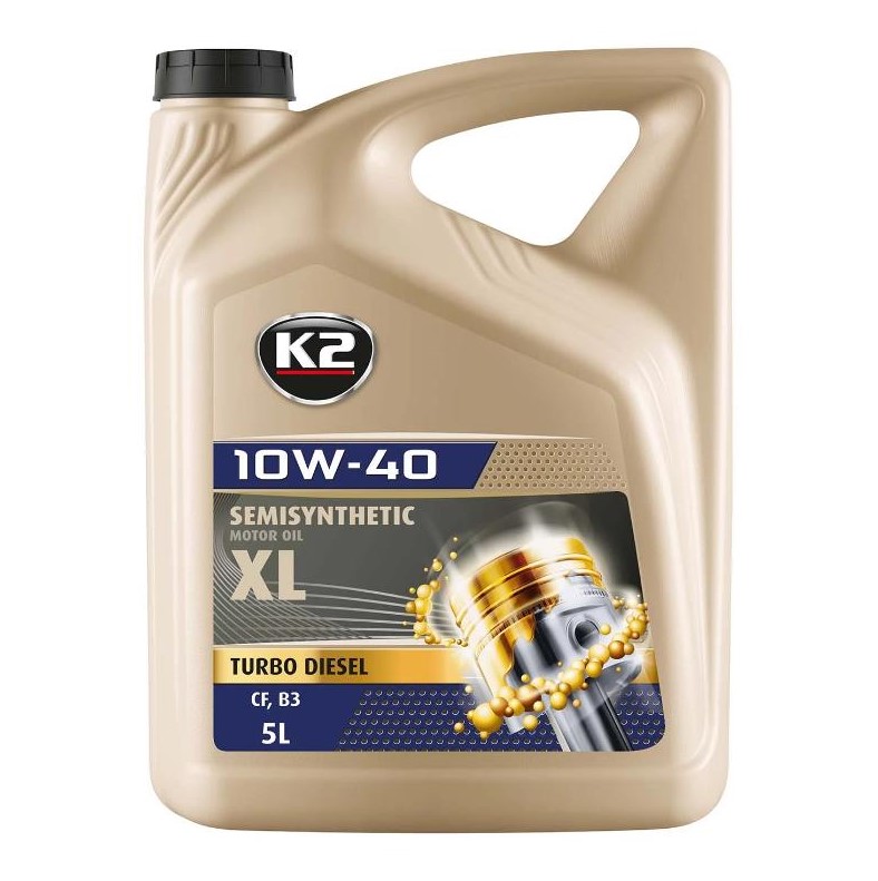 Олива моторна K2 Semisynthetic XL TD SL/CF B3 10W-40 5 л