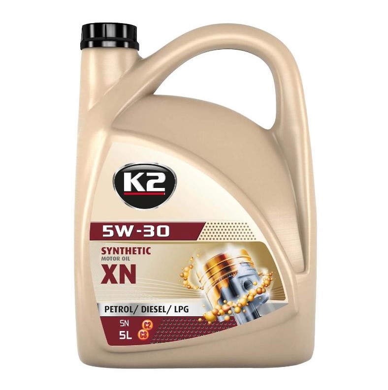Олива моторна K2 Synthetic OIL SN XN 5W-30 5 л 