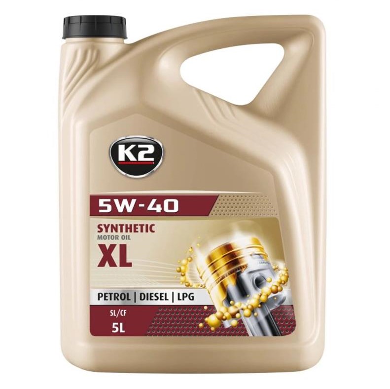Олива моторна K2 Synthetic XL SL/CF/CF-4 5W-40 5 л