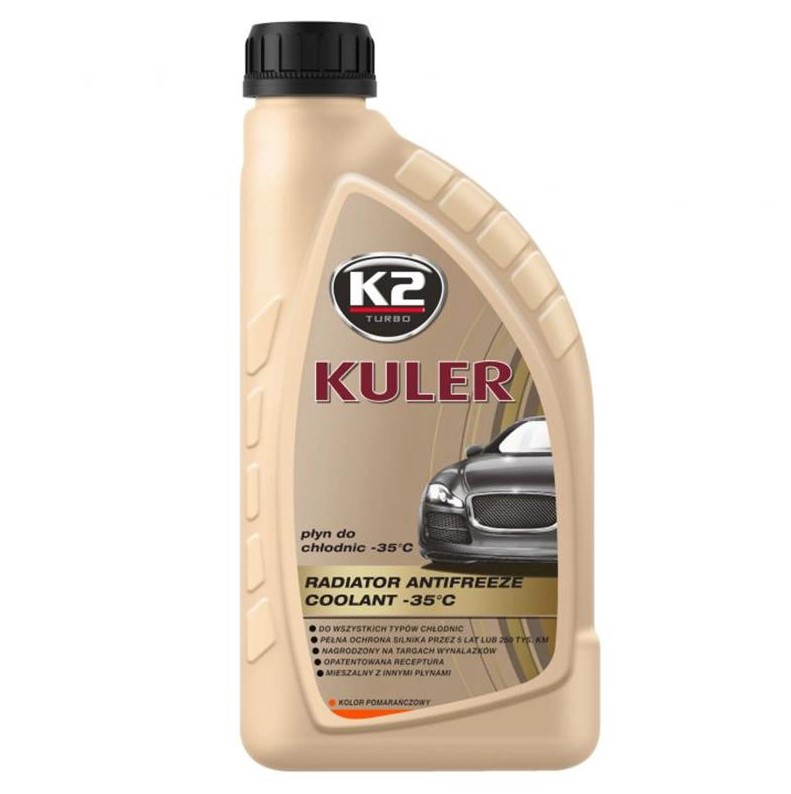 Рідина охолоджуюча K2 Kuler Long Life -35 °C G13 помаранчева 1 л 
