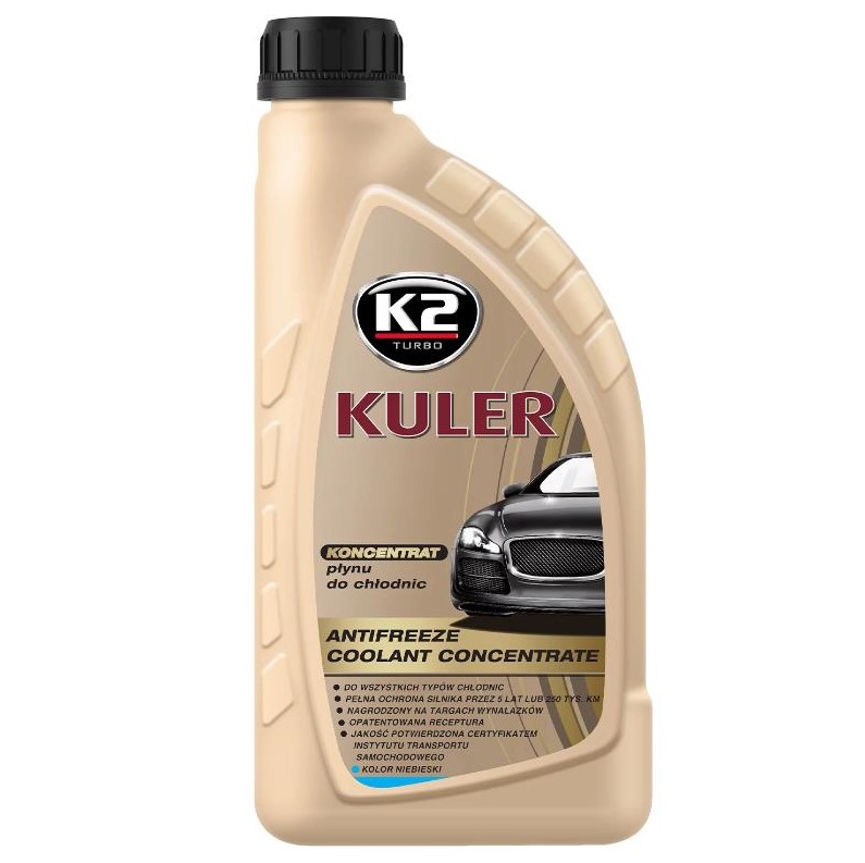 Рідина охолоджуюча K2 Kuler Long Life G11 блакитна концентрат 1 л 