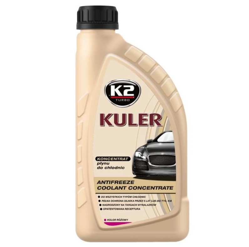 Рідина охолоджуюча K2 Kuler Long Life G13 рожева концентрат 1 л 