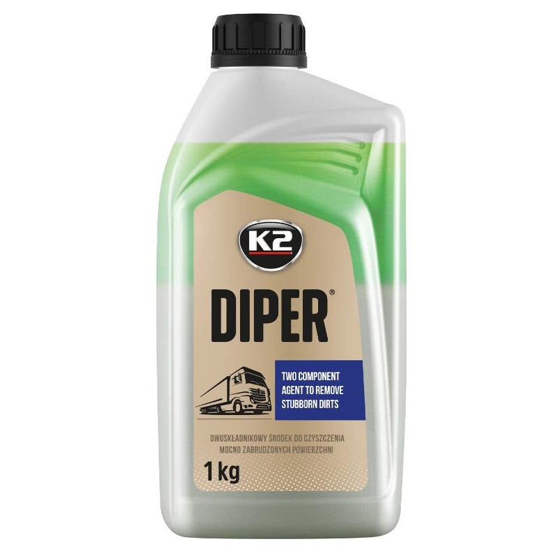 Автошампунь для очищення кузова K2 Diper безконтактне миття 1 кг 