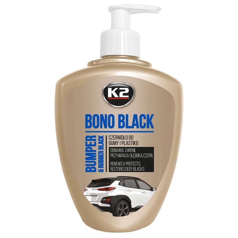 Засіб для чорніння шин та бамперів K2 Bono Black 500 мл 