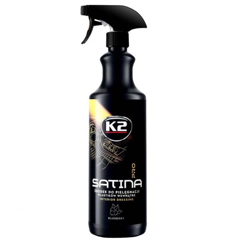 Засіб для догляду за панеллю приладів та пластиковими деталями K2 Satina Pro "Лохина" 1 л 