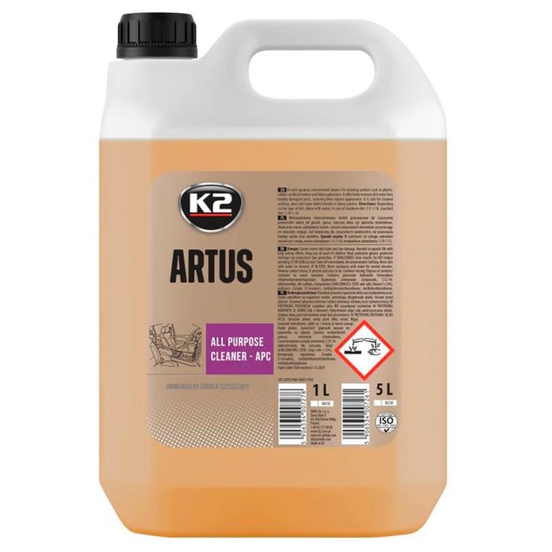 Очиститель для пластика K2 Artus концентрат 5 л 
