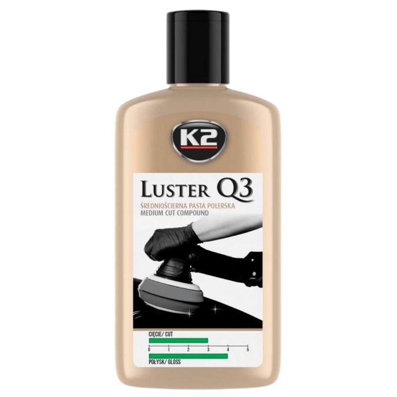Паста для полировки кузова K2 Luster Q3 зеленый металлик 250 г 
