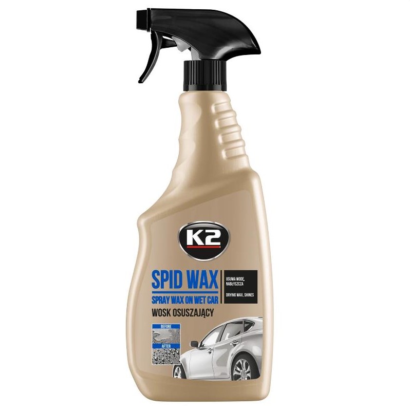 Поліроль восковий для кузова K2 Spid Wax "на мокро" безбарвний 750 мл 