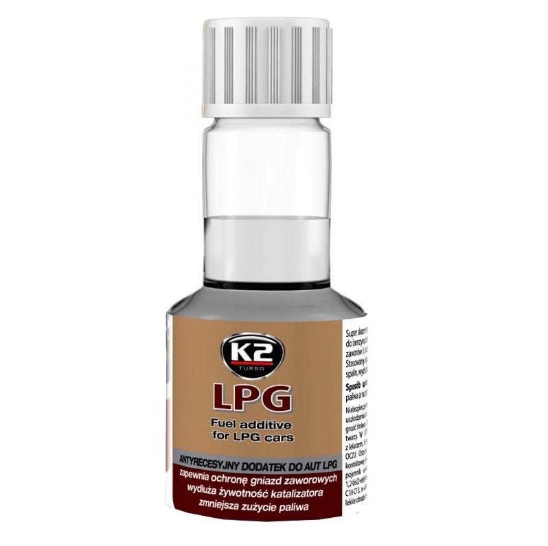Присадка до бензину для двигунів на газу K2 LPG 50 мл 