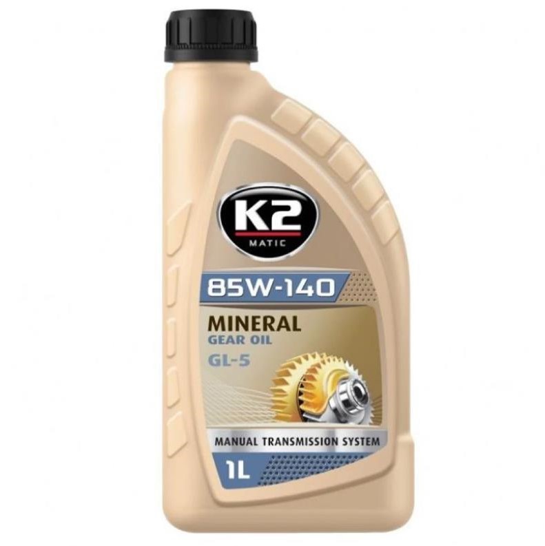 Олива трансмісійна K2 Mineral Gear Oil GL-5 85W-140 1 л 