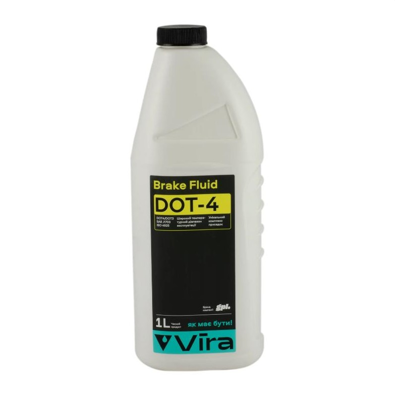 Рідина гальмівна Vira Brake Fluid DOT-4 1 л  