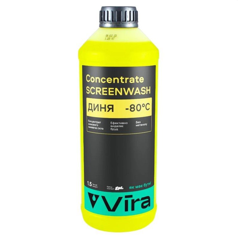 Омивач скла зимовий VIRA -80 °С "Диня" концентрат 1,5 л 