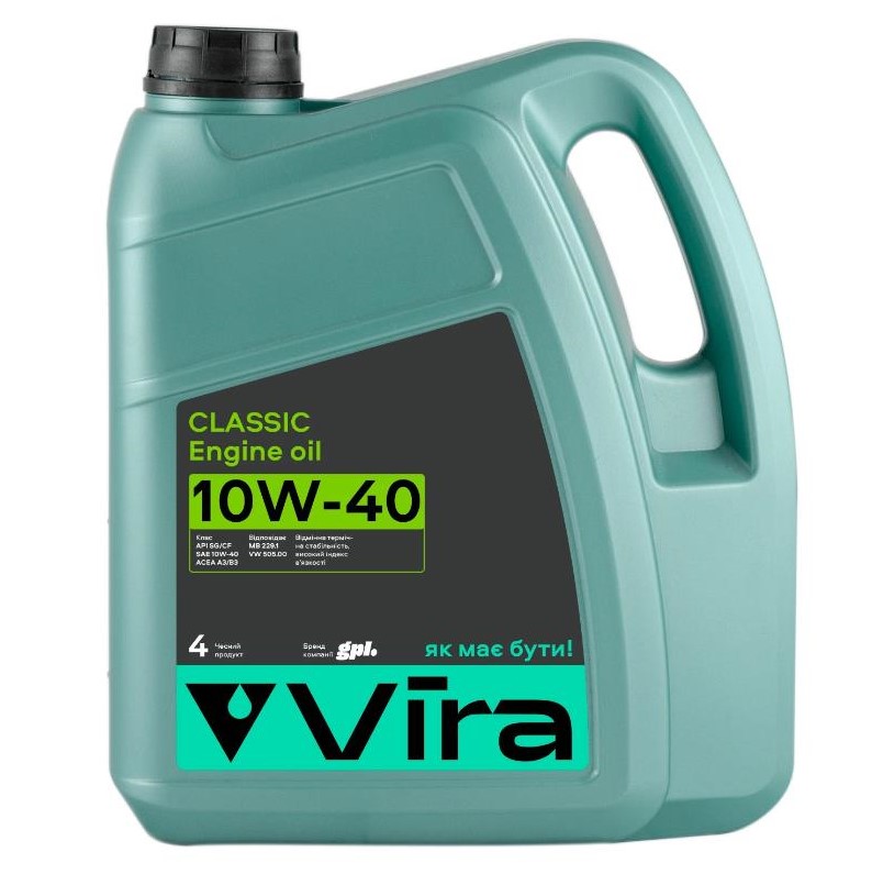 Олива моторна VIRA Classic 10W-40 4 л 