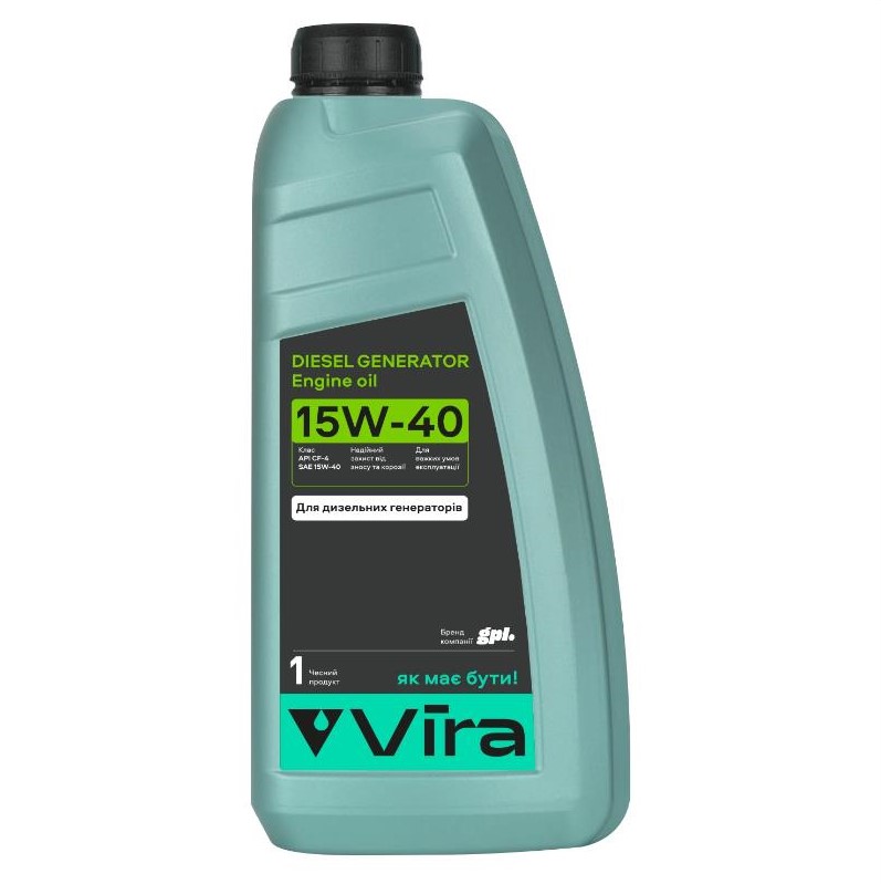 Масло моторное VIRA Diesel Generator 15W-40 1 л