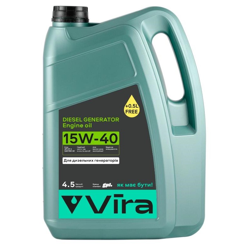 Олива моторна VIRA Diesel Generator 15W-40 4,5 л 