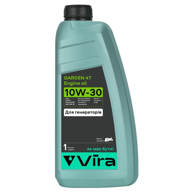 Олива моторна для генераторів VIRA Garden 4T A3/B3 SG 10W-30 1 л 