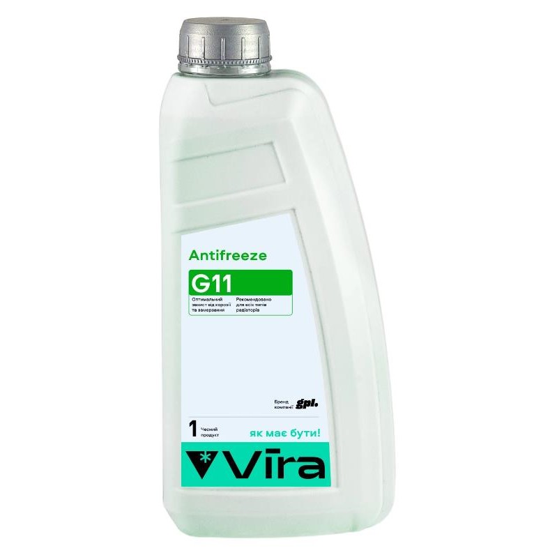 Рідина охолоджуюча VIRA -40 °C G11 зелена 1 кг 