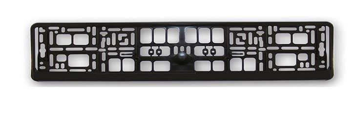 Рамка для номерного знаку (чорна)