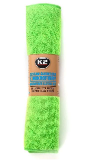 Набор салфеток микрофибра 30 см x 35 см 4 шт