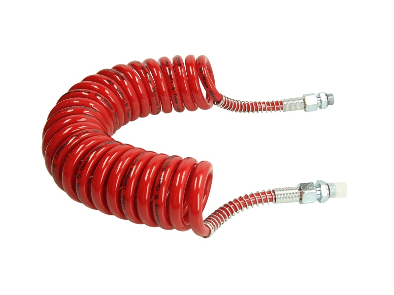 Шланг спиральный красный M22х1,5 / 6 м