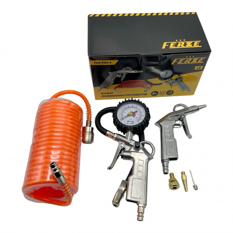 Набор пневмоинструментов 6 единиц