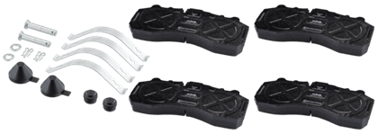 Комплект гальмівних колодок, дискові гальма