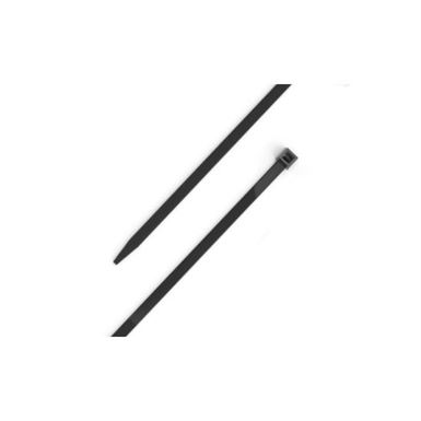 Кабельний затискач (хомут) на липучці, чорний 4,8x300 мм