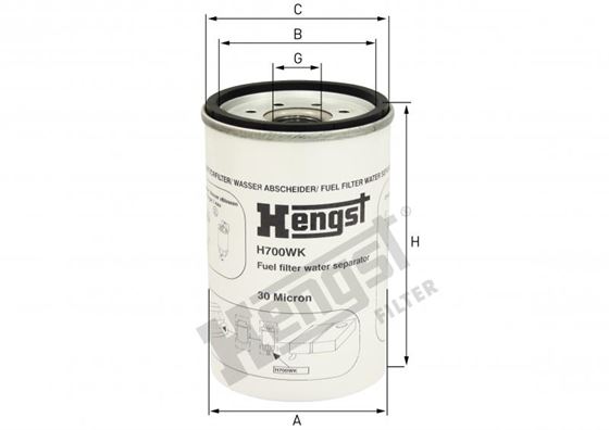 Фільтр паливний Renault Premium II, Magnum DXi, Volvo FH12/16, FH/FM/FMX